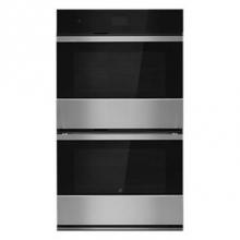 Jenn-Air JJW2830IM - 30'' Double Wall Oven, Noir Style, 4 Glide Out Flat Tine Racks, 4.3'' Touc H L