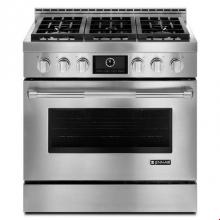 Jenn-Air JLRP436WP - 36'' Pro-Style® LP Range with MultiMode® Convection System