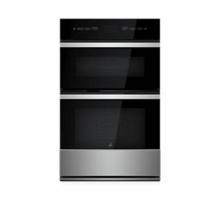 Jenn-Air JMW2427IM - 27'' Built In Microwave Oven Combo, Noir Style, 4 Glide Out Flat Tine Rac Ks, 4.3'&