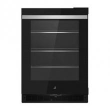 Jenn-Air JUGFR242HM - 24'' U/C Refrigerator, Noir Style, Right Hinge, Flush Design, Glass Door