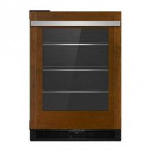 Jenn-Air JUGFR242HX - 24'' U/C Refrigerator, Overlay Style, Right Hinge, Flush Design, Glass Door