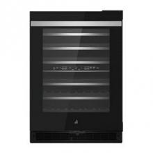 Jenn-Air JUWFR242HM - 24'' Wine Cellar, Noir Style, Dual Temp Zone, 6 Extendable Racks, Auto Defrost, Right Hi