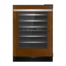 Jenn-Air JUWFR242HX - 24'' Wine Cellar, Overlay, Dual Temp Zone, 6 Extendable Racks, Auto Defrost, Right Hinge