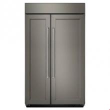 Kitchen Aid KBSN608EPA - 48 in. 30 cu. ft. No Frost SxS Built-In Freezer Refrigerator