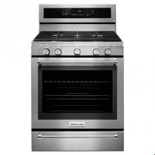 Kitchen Aid KFGS530ESS - 30 in. Convertible Freestanding Gas Range