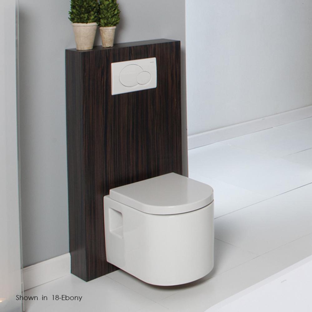 Wood box for Geberit in-wall tank & carrier, must be secured to the wall. Designed for toilet