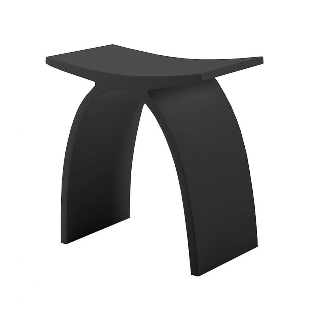 Stool made of solid surface. W: 16 7/8'' D:9'' H:17''