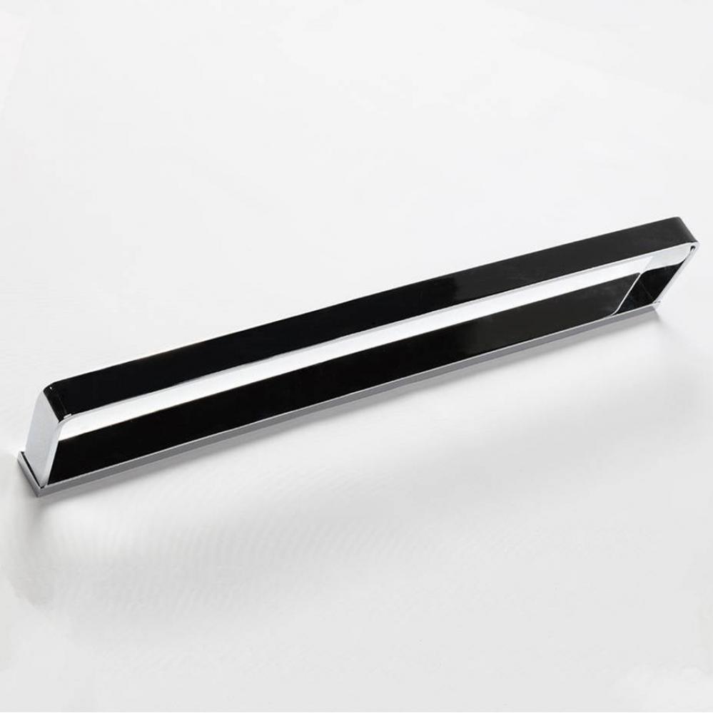 Wall-mount towel bar made of chrome plated brass. W: 20'', D: 3 3/8'', H: 1 /4