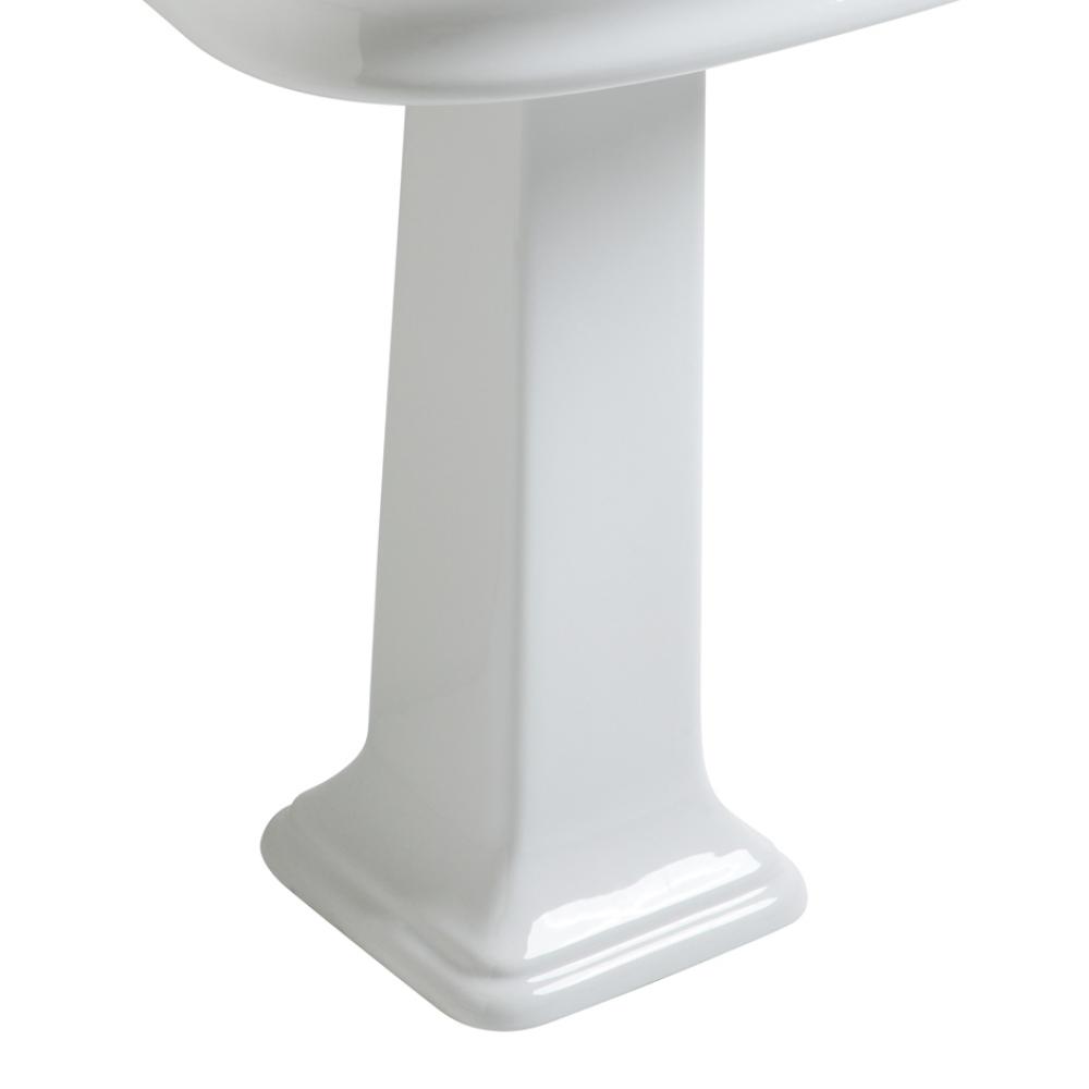 Porcelain pedestal for H251. W: 12 1/4'', D: 12 1/4''. H: 27 3/8''