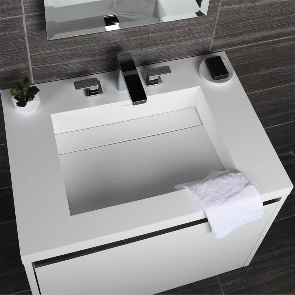 Vanity-top Bathroom Sink made of solid surface