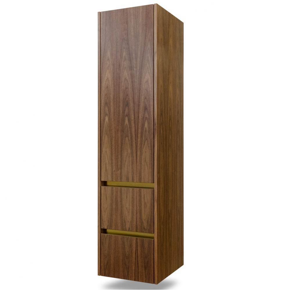 Add-on metal trim for wall-mount linen storage cabinet KUB-ST-16. - Brushed Stainless Steel