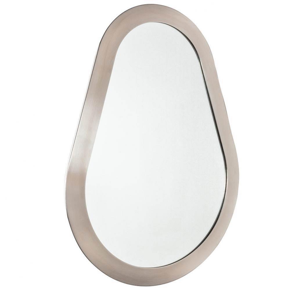 Wall hung mirror with metal frame surround. Add on ACC4 LED lighting available. Can be mounted in