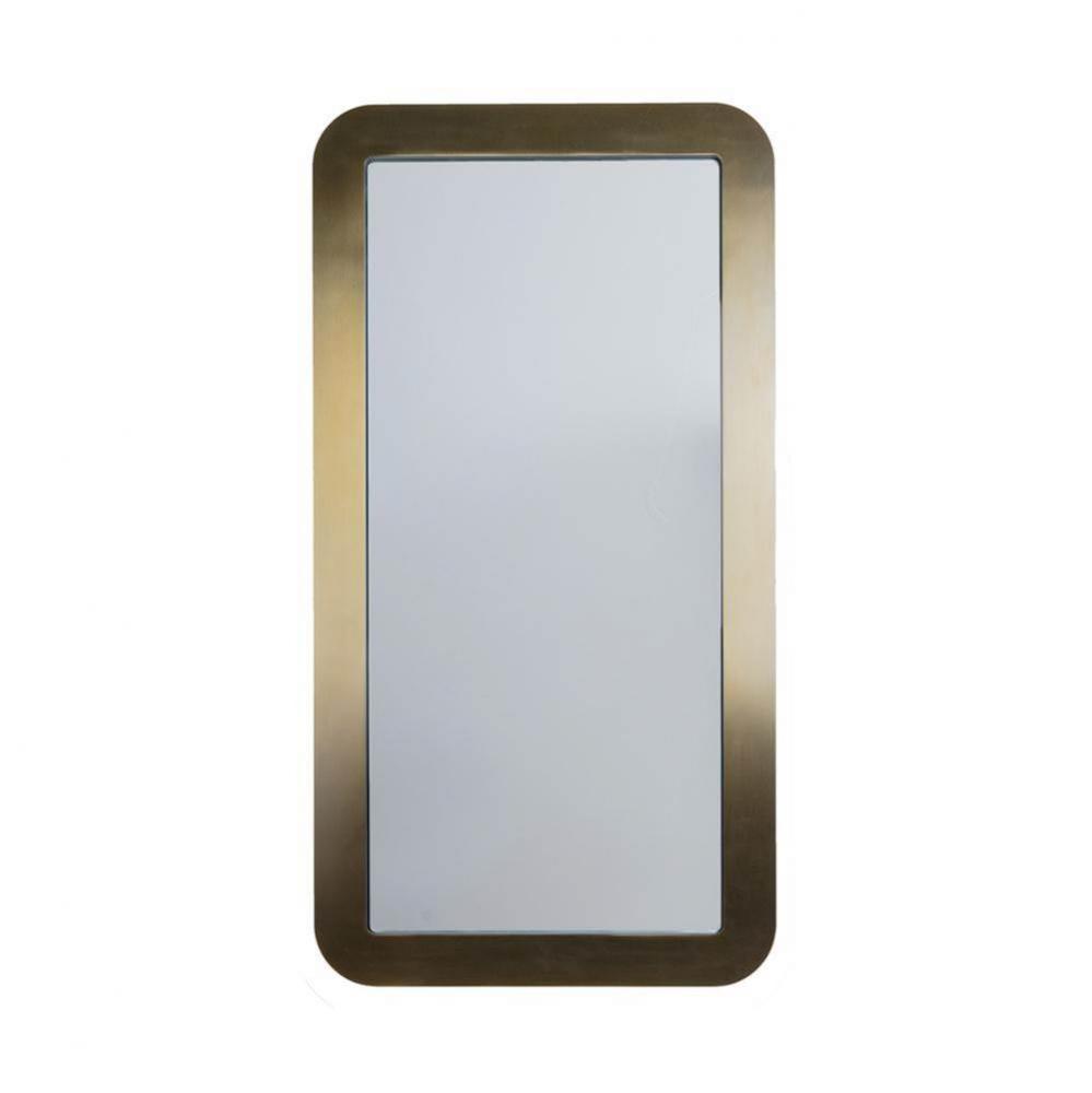 Wall hung mirror with metal frame surround. Can be mounted in multiple orientations, add on ACC4 L