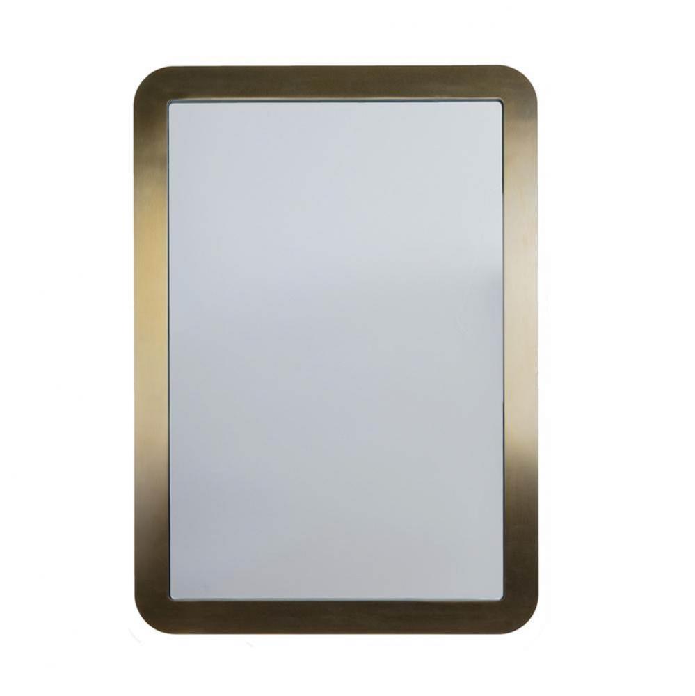 Wall hung mirror with metal frame surround. Can be mounted in multiple orientations, add on ACC4 L