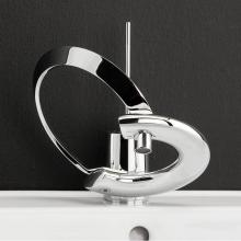 Lacava 0510-44 - Deck-mount single-hole faucet with joystick lever handle and click-clack drain, ADA compliant. Wat