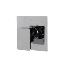 Lacava 18PBP.L.S1-A-CR - Eleganza trim - Built-in progressive pressure balancing mixer with a lever handle and squared back