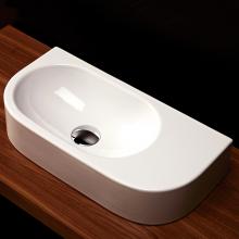 Lacava 2972-00-001 - Wall-mount or above-counter porcelain Bathroom Sink without an overflow