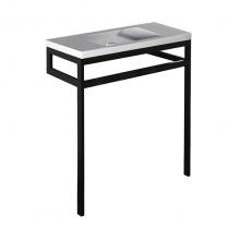 Lacava DIM-BX-32-21 - Floor-standing console stand with a towel bar (Bathroom Sink 5273 sold separately). It must be att