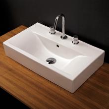 Lacava 5461-03-001 - Vanity top porcelain Bathroom Sink without an overflow