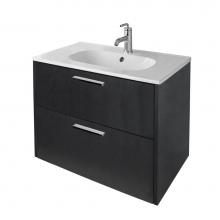 Lacava AQT-WB-48-33 - Wall-mount under-counter vanity with four drawers with notch in back for plumbing, sink 8078S sold