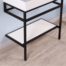 Lacava AQS-BX-40-CSS-51 - Optional solid surface shelf for floor-standing metal console stand AQS-BX-40