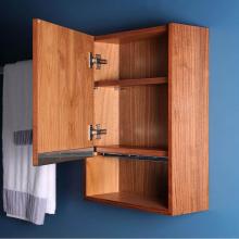 Lacava KUB-ST-18L-07 - Wall-mounted storage cabinet with one door and one adjustable wood shelf, hinged left,   W: 18&apo