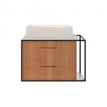 Lacava LIN-VS-24LF-51 - Metal frame  for wall-mount under-counter vanity LIN-VS-24L. Sold together with the cabinet and co