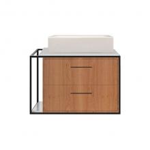 Lacava LIN-VS-24RF-51 - Metal frame  for wall-mount under-counter vanity LIN-VS-24R. Sold together with the cabinet and co