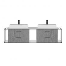 Lacava LIN-VS-72AF-21 - Metal frame  for wall-mount under-counter vanity LIN-VS-72A. Sold together with the cabinet and co