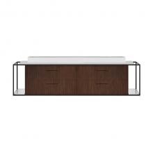 Lacava LIN-VS-72BF-21 - Metal frame  for wall-mount under-counter vanity LIN-VS-72B. Sold together with the cabinet and co