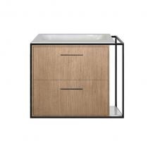 Lacava LIN-UN-24LF-51 - Metal frame  for wall-mount under-counter vanity LIN-UN-24LF. Sold together with the cabinet and c