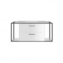 Lacava LIN-UN-48F-MW - Metal frame  for wall-mount under-counter vanity LIN-UN-48. Sold together with the cabinet and cou