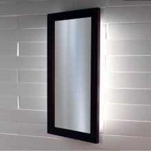 Lacava M04-19-51 - Wall-mount mirror in metal or wooden frame with LED lights. W: 19'', H: 34'',