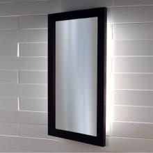 Lacava M04-23-51 - Wall-mount mirror in metal or wooden frame with LED lights. W: 23'', H: 34'',