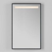 Lacava M08-23-51 - Wall-mount mirror in wooden or metal frame with LED light behind sand blasted frosted section on t