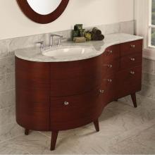 Lacava FLO-F-60R-06 - Free-standing under-counter vanity for one Bathroom Sink on the right