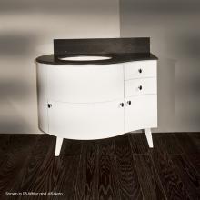 Lacava FLO-F-42R-20 - Free-standing wood base with three drawers and one door, washbasin on the right, 42''W,