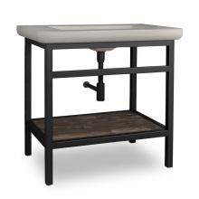 Lacava NTR-FF-37-21 - Floor-standing metal console stand made of stainless steel. It must be attached to wall. Sink CT37