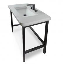 Lacava NTR-ADA-37-21 - Floor-standing metal console stand for ADA-compliant installation, made of stainless steel. It mus