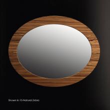 Lacava FLO-M-28-33 - Wall-mounted mirror in wood frame, W: 27 3/4'' D: 1'' H: 35 1/2