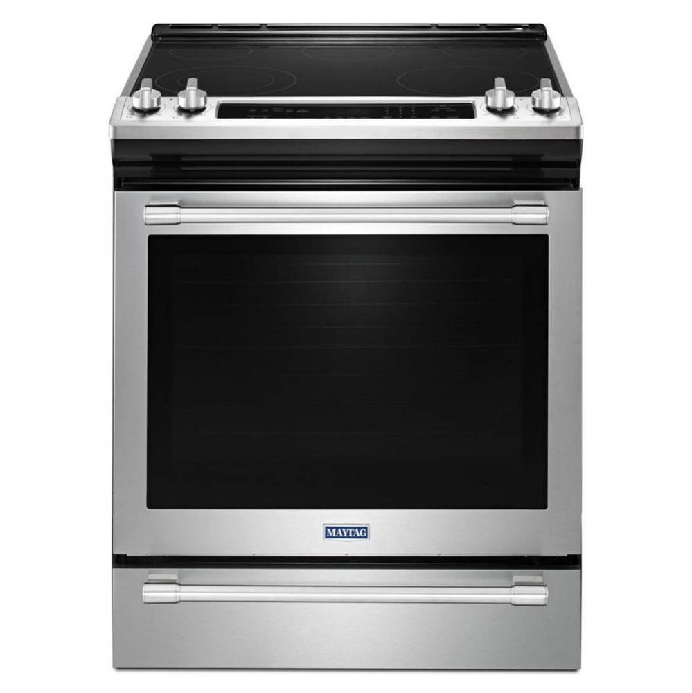 30-INCH WIDE SLIDE-IN ELECTRIC RANGE WITH TRUE CONVECTION AND FIT SYSTEM - 6.4 CU. FT.