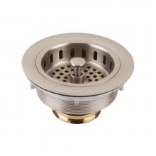 Thompson Traders TDB35-BRN - Brushed Nickel Basket Strainer