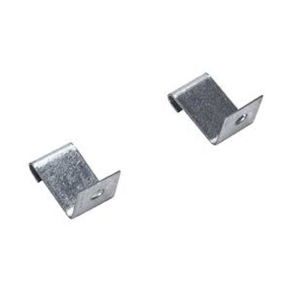 Dish Floor Mounting Kit: 2 Of Metal Mounting Brackets, Fits Standard Tub Models