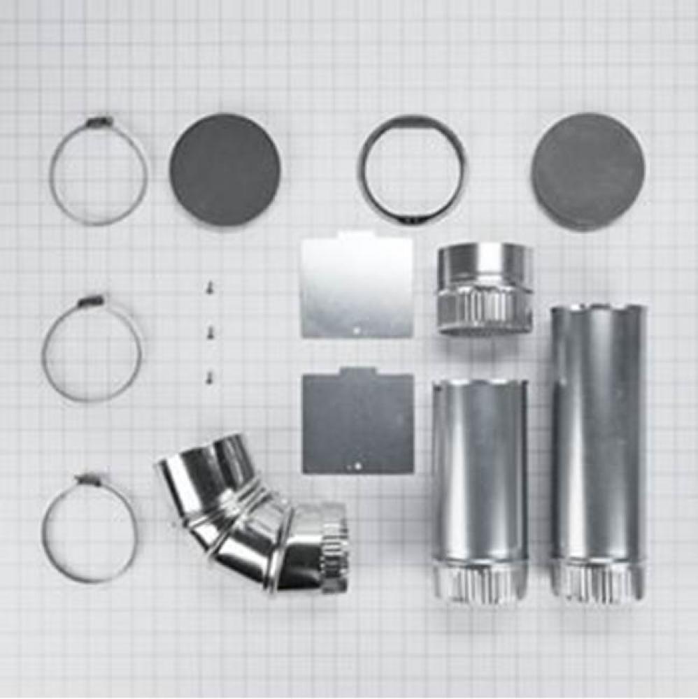 Dryer Vent Kit: 4-Way Advantage - Fits Wed9500Ec, Wed9500Ew, Wgd9500Ec, Wgd9500Ew, Ywed9500Ec, Ywe