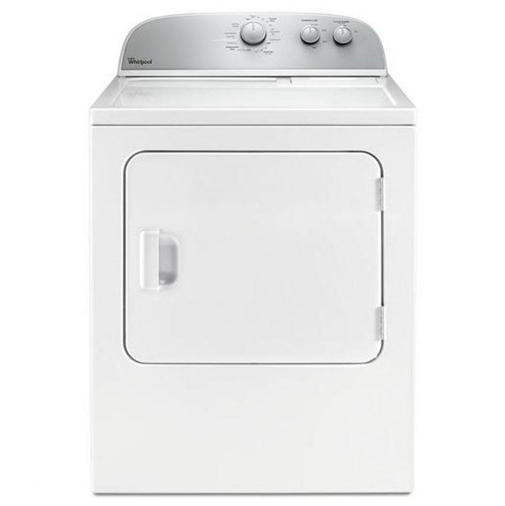 5.9 cu. ft. Top Load Electric Dryer with Flat Back Design