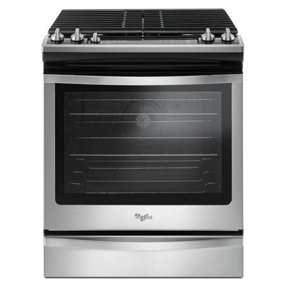 5.8 Cu. Ft. Slide-In Gas Range with Center Oval Burner