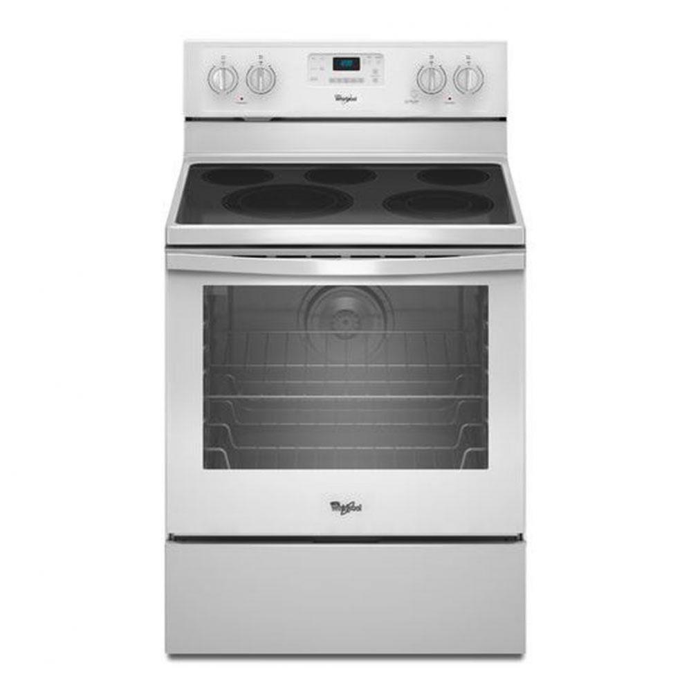 6.4 Cu. Ft. Freestanding Electric Range with AquaLift® Self-Cleaning Technology