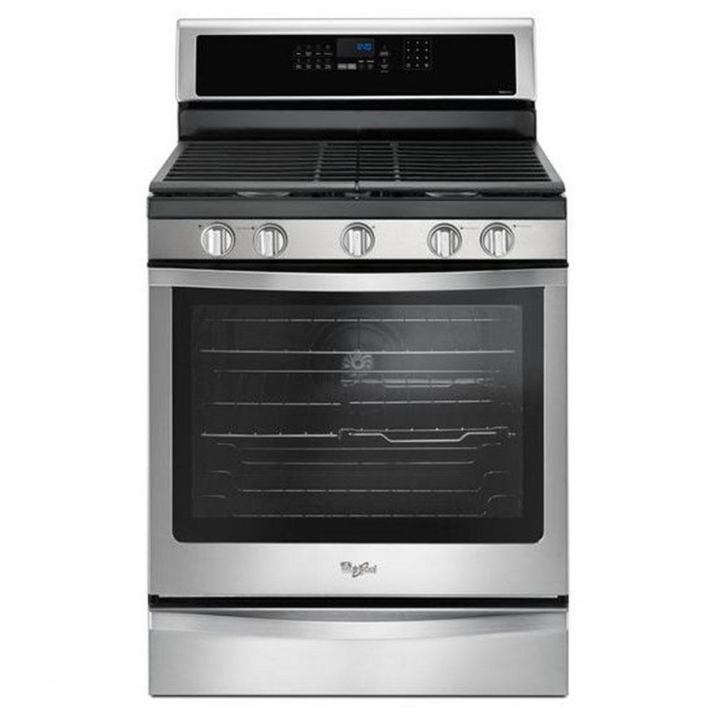 5.8 Cu. Ft. Freestanding Gas Range with Center Oval Burner