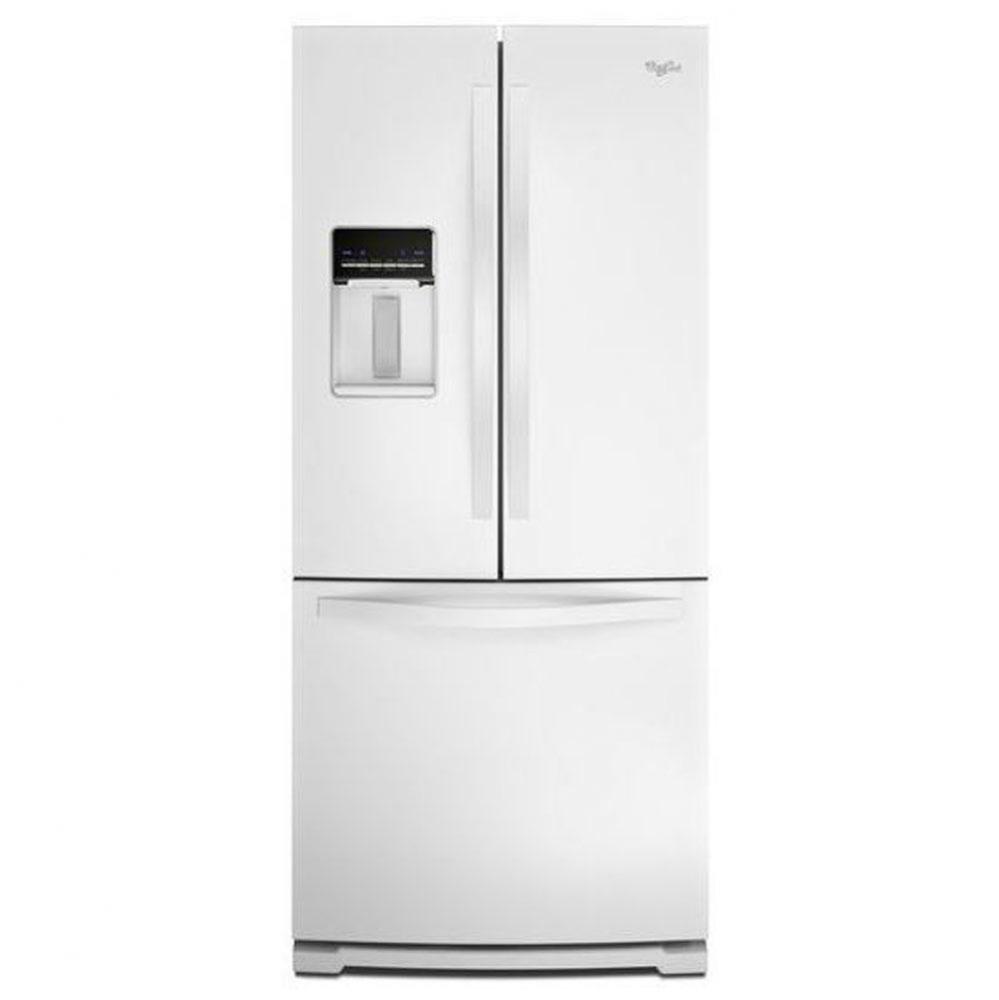 30-inch Wide French Door Refrigerator with Exterior Water Dispenser - 19.7 cu. ft.