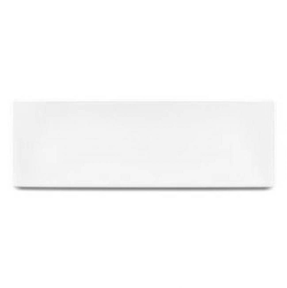 10'' PEDESTAL WITHOUT DRAWER, WHITE